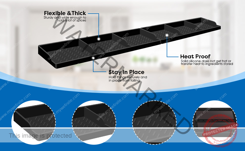 Silicone Spice Rack Shelf