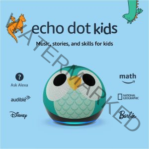 Amazon Echo Dot (5th Gen, 2022 release) Kids | Designed for kids, with parental controls | Owl