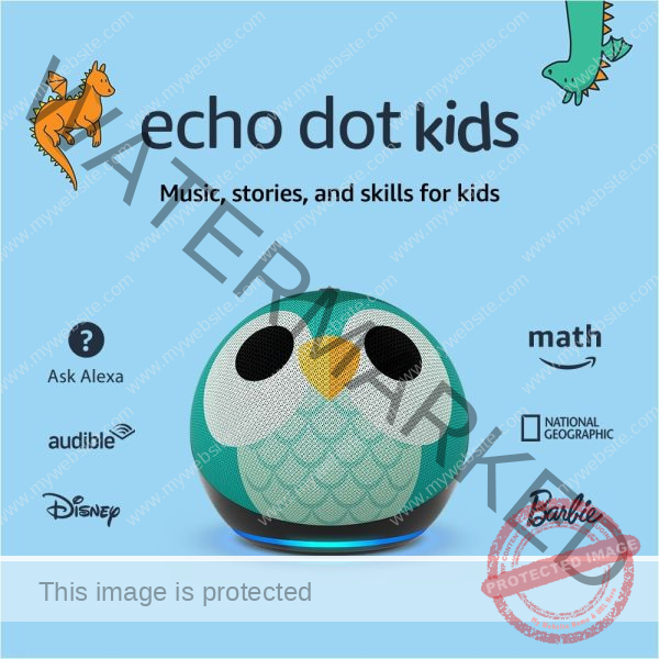 Amazon Echo Dot (5th Gen, 2022 release) Kids | Designed for kids, with parental controls | Owl