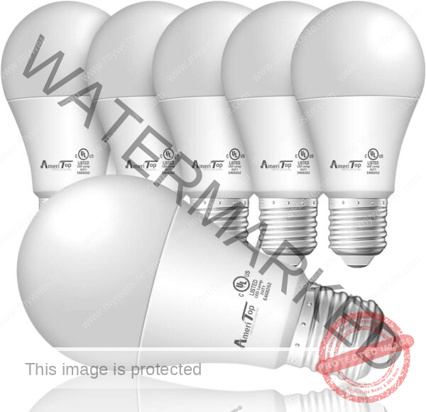 AmeriTop A19 LED Light Bulbs- 6 Pack, Efficient 14W(100W Equivalent) 1600 Lumens General Lighting Bulbs, UL Listed, Non-Dimmable, E26 Standard Base (5000K Daylight)