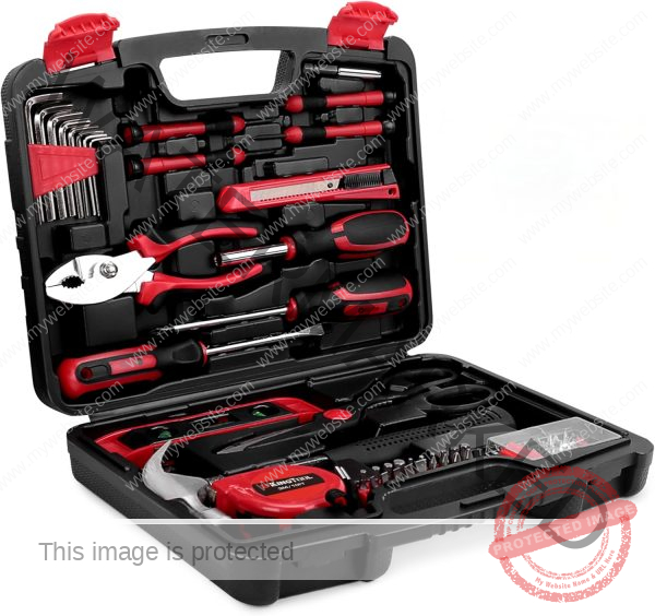 KingTool Home Repair Tool Kit - 149 Pieces Basic Home Repair Tool Set, General Mechanic Tool Set, General Household Tool Kit with Plastic Toolbox, Perfect for Homeowner, Office & College Repairs