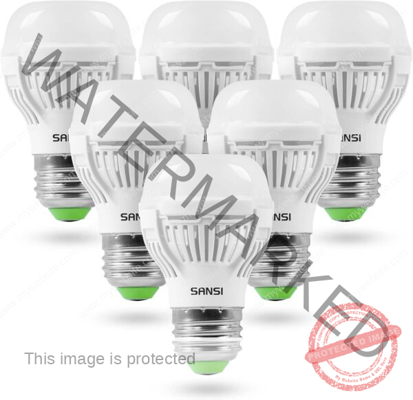 SANSI 60W Equivalent LED Light Bulbs, 22-Year Lifetime,6 Pack 900 Lumens Light Bulb with Ceramic Technology,5000K Daylight Non-Dimmable, E26, A15, Efficient & Safe 9W Energy Saving for Home Lighting